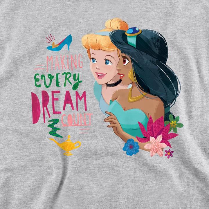 Produktbild Disney Princess Making Every Dream Count Kapuzenpullover meliert (128)