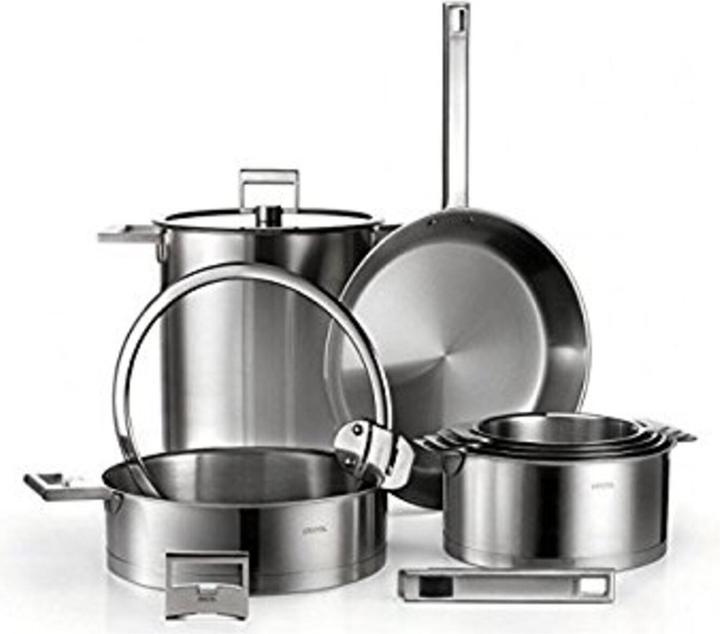 Actual product image Cristel Strate Amovible Vegetable Pot Ø22cm (22 cm, Pot, Aluminium, Stainless steel)