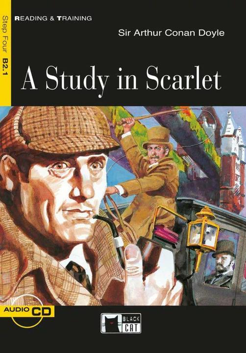 Immagine prodotto A Study in Scarlet. Buch + Audio-CD (Inglese, Tedesco, Arthur Conan-Doyle., 2016)