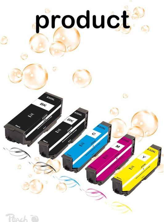 Produktbild Peach No. 33XL (BK, C, M, Y)