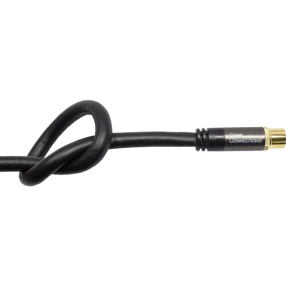 Thumbnail - Good Connections SAT Antennenkabel SmartFLEX, IEC/Koax Stecker abgewinkelt an Buchse, vergoldet, vierfach geschirmt (120...