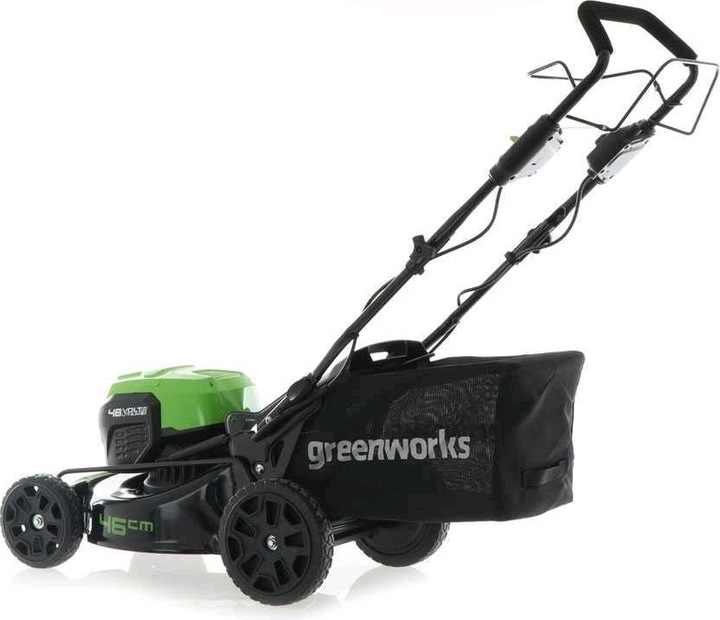 Actual product image Greenworks GD48LM46SP Cordless lawn mower46 cm (Rechargeable battery operated)