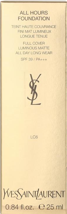 Produktbild Yves Saint Laurent All Hours Foundation Light Cool 6 Fl 25 ml (Nr. 06 - Light Cool)
