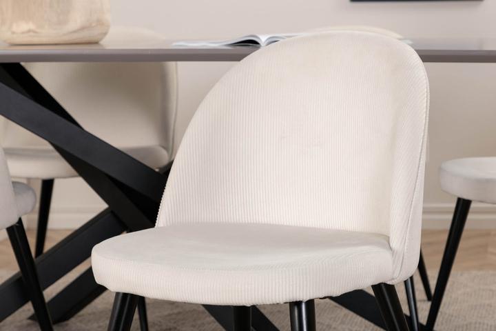 Actual product image Ebuy24 Piazza 22 dining set (7-piece) (Steel, Wood)