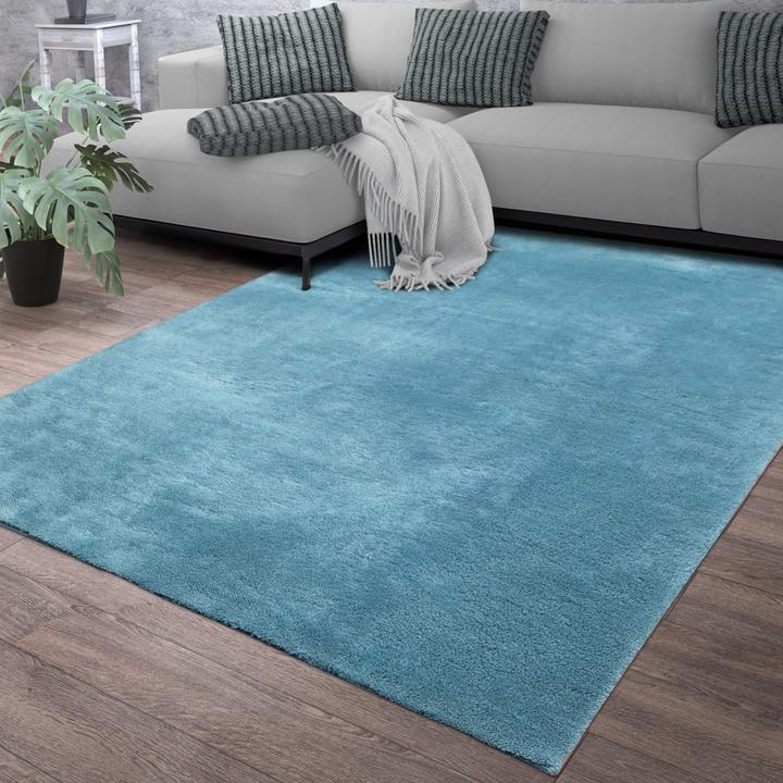 Produktbild TT Home Wohnzimmer Kurzflor Einfarbig Modernes Design Waschbar (220 x 160 cm)