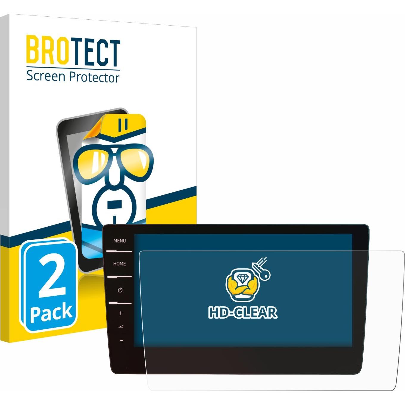 BROTECT, Fahrzeug Navigation Zubehör, Schutzfolie Displayschutz Klar