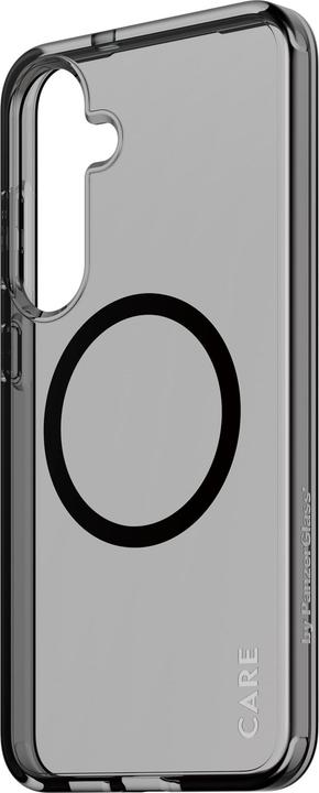 Actual product image PanzerGlass CARE by ® Flagship Case Urban Combat Smokey w. Black Qi Compatible Samsung Galaxy S 2025 (Samsung Galaxy S25+)