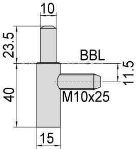 Actual product image Simonswerk Frame part VARIANT V 8100 WF U