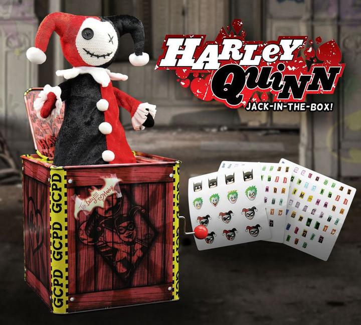 Image du produit Geek X DC Comics "Le diable à ressort Harley Quinn" Boîte à musique