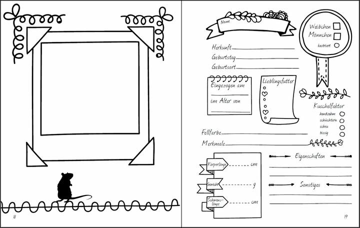 Produktbild Rattenliebe - Dein praktischer Alltags-Planer für glückliche Fellnasen (Deutsch, Carla Oblasser, Caroline Oblasser, 2019)