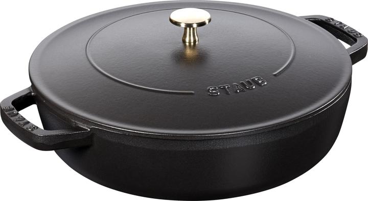 Staub Braiser (28 cm, Bräter + Schmortopf, Gusseisen)