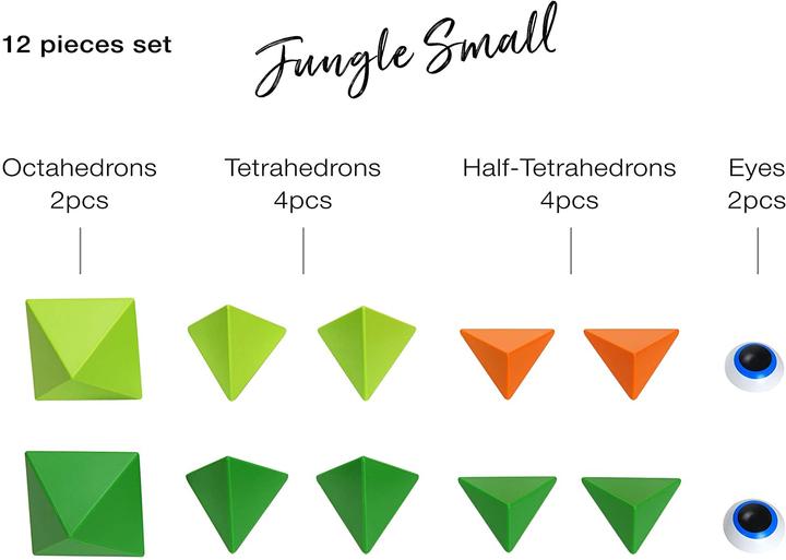 Produktbild Hape Trido Jungle small 12pcs
