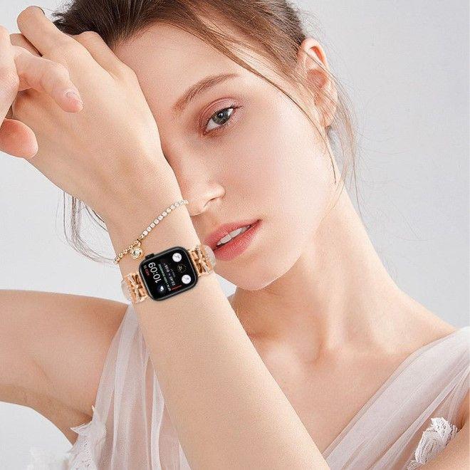 Actual product image MU Classic Ladies Series Leather Bracelet (42 mm, 44 mm, 45 mm, Faux leather)