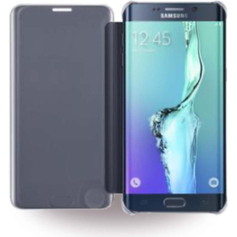 Thumbnail - Samsung Clear View (Samsung Galaxy S6 Edge+), Smartphone Hülle, Schwarz