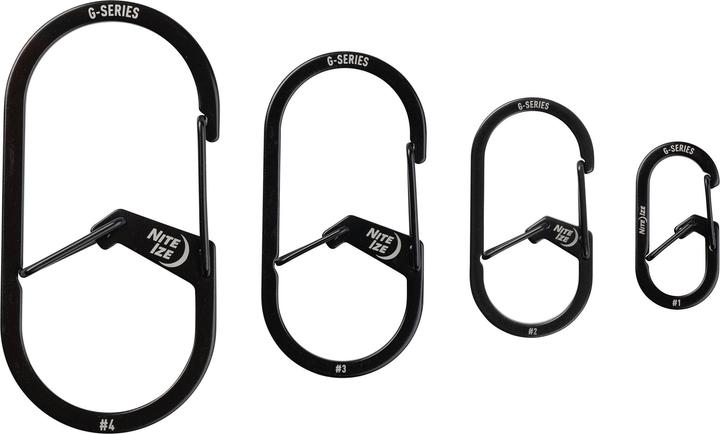 Actual product image Nite Ize NiteIze carabiner G-Series double chamber carabiner. #2