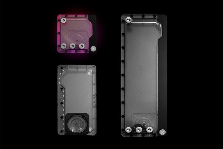 Actual product image EKWB EK-Quantum Kinetic FLT 240 D5/DDC Body D-RGB - Acrylic