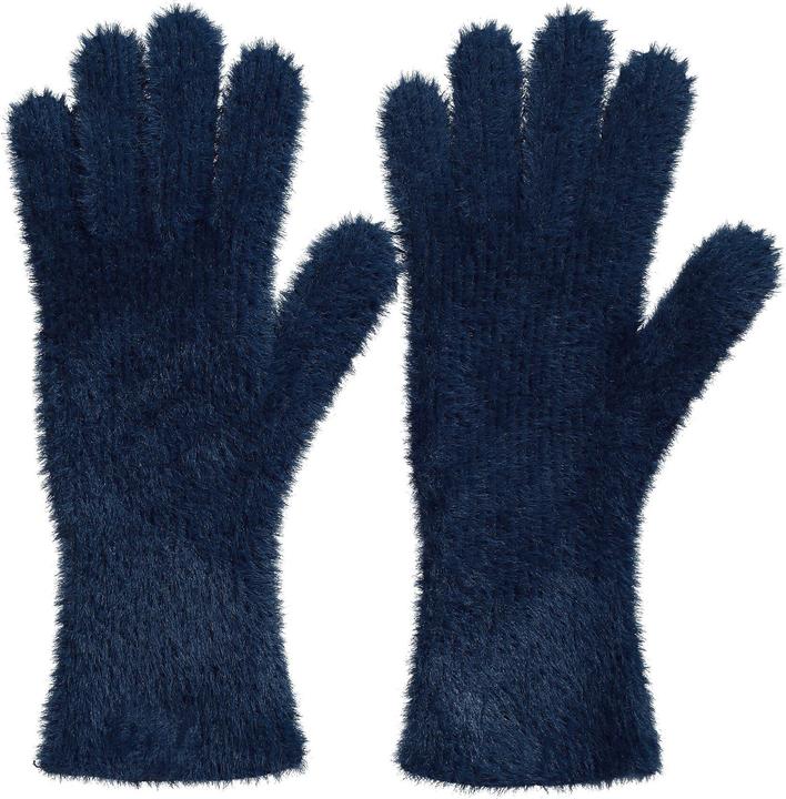 Actual product image Ulla Popken Fluffy Ribbed Knit Gloves
