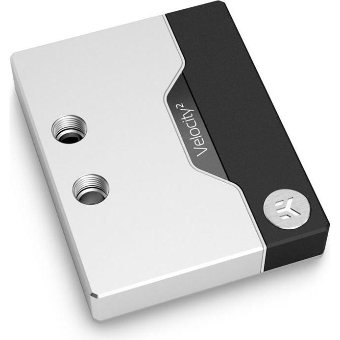 EKWB EK Quantum Velocity² D-RGB - AM4 Nickel + Titanio Satinato, Raffreddamento ad acqua CPU, Argento