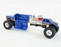 Actual product image Kögler Swap Monster Truck blue, plastic plug-in