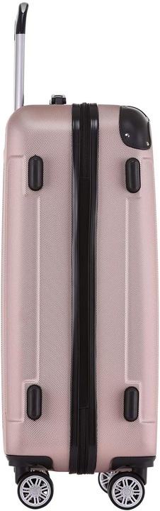 Image du produit Beibye Valise de voyage à roulettes jumelées 3pcs rose doré (M (50 - 90l), L (90 - 115l), XL (à partir de 115l))