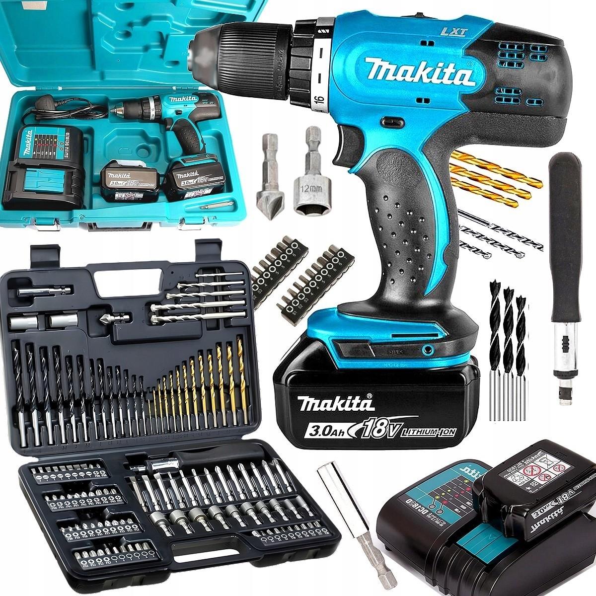 Makita, Trapano + Avvitatore A Batteria, Trapano Avvitatore A Impatto
