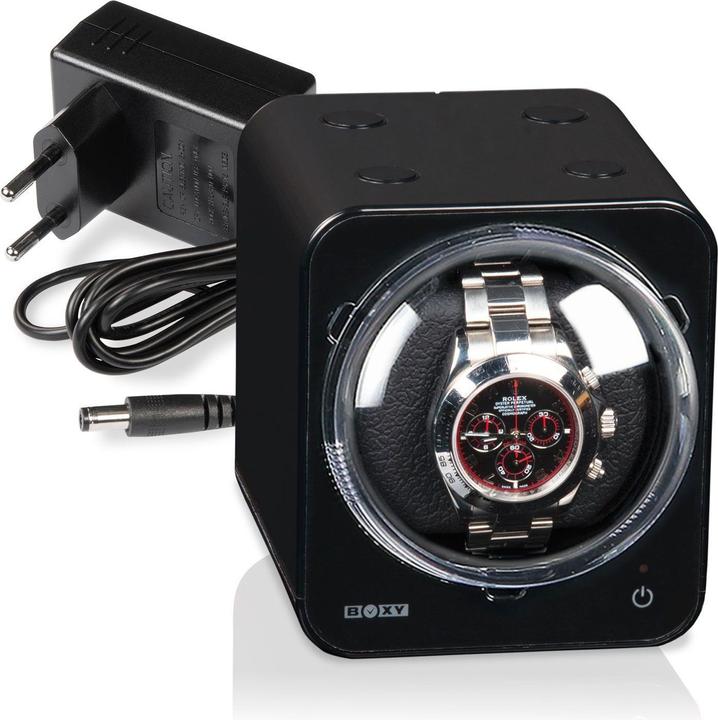 Immagine prodotto Beco Watchwinder Boxy Fancy Brick - Nero con alimentatore (1 x)