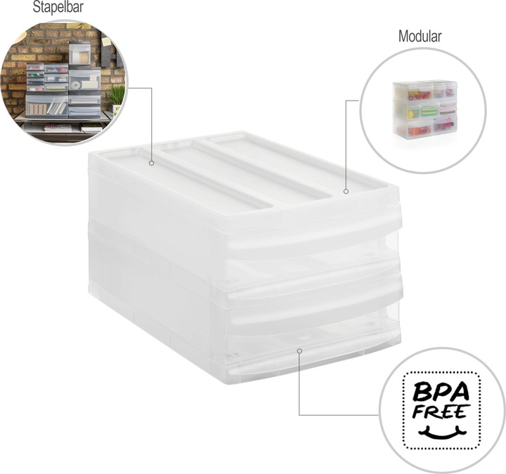 Actual product image Rotho Systemix Duo M (A4)