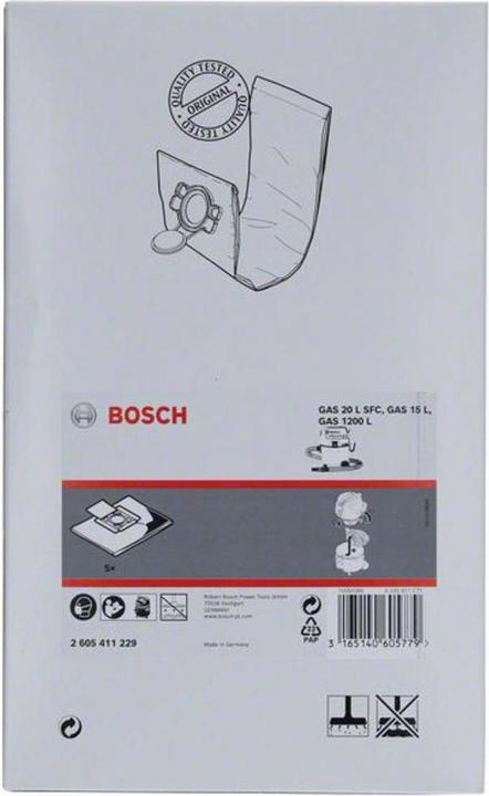 Actual product image Bosch Professional Zubehör Fleece bag, suitable for GAS 20 L Professional
