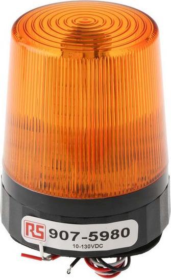 Produktbild RS PRO LED Beacon, Amber, Tall Prof, 10-100Vdc
