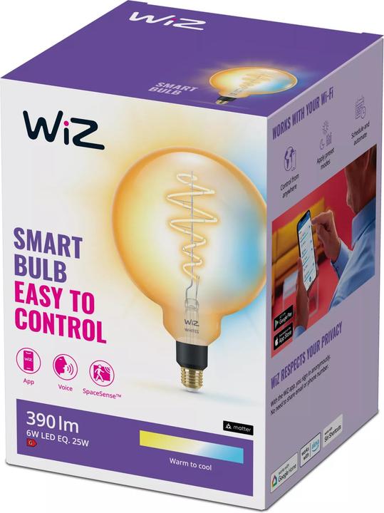 Produktbild WiZ Vintage (E27, 6.50 W, 390 lm, 1 x, E)