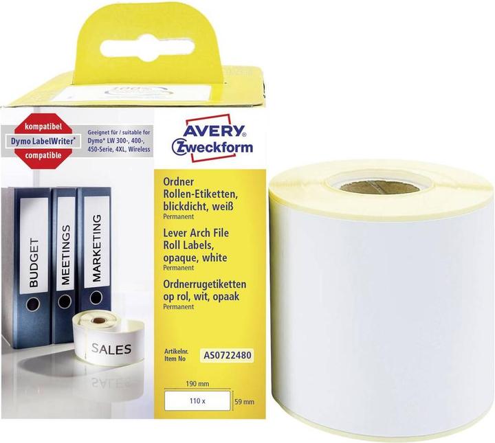 Produktbild Avery Rollen-Etiketten