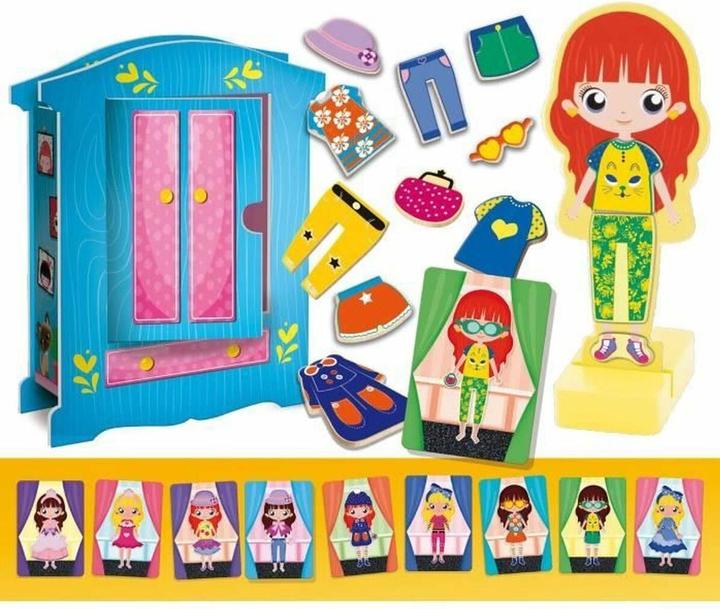 Immagine prodotto Lisciani Montessori - Magnetic Fashion Doll (Inglese, Tedesco)