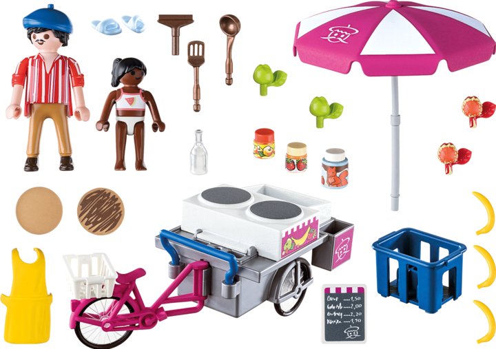 Produktbild Playmobil Mobiler Crêpes-Verkauf (70614, Playmobil Family Fun)