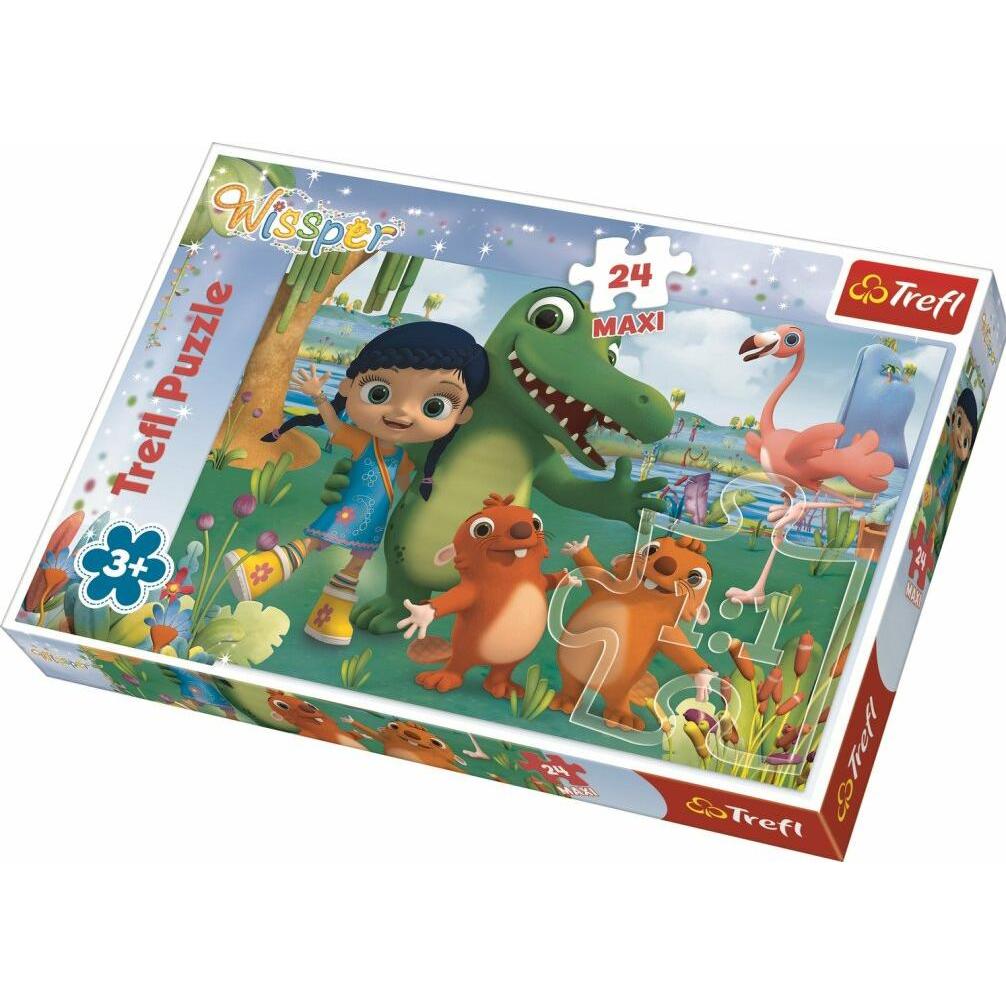 Trefl Puzzle Wissper und Tierfreunde MAXI 24 Teile (24 Teile)