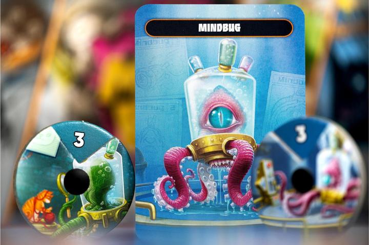 Actual product image Mindbug: First Contact Recommended Connoisseur Game of the Year 2023 (German, 2 Players)