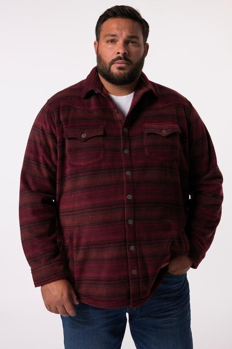 Produktbild John F. Gee Fleece-Overshirt, Langarm, Kentkragen (7XL)