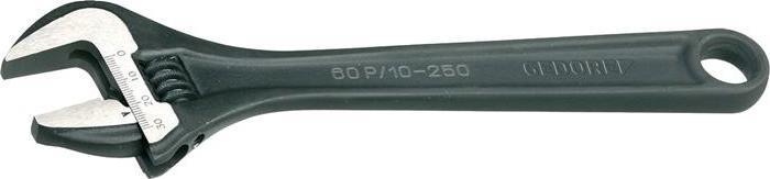 Actual product image Gedore 62 P 15 Single open-end spanner, adjustable 15". (43 mm)