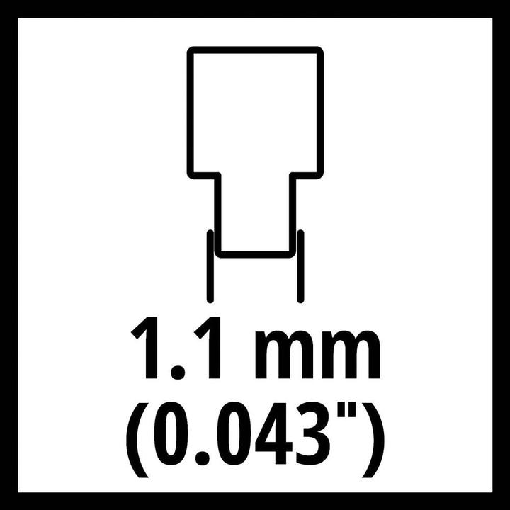 Produktbild Einhell Einh Ersatzkette 30cm 1,1 45T 3/8 4500192 (Kettensäge, Sägekette)