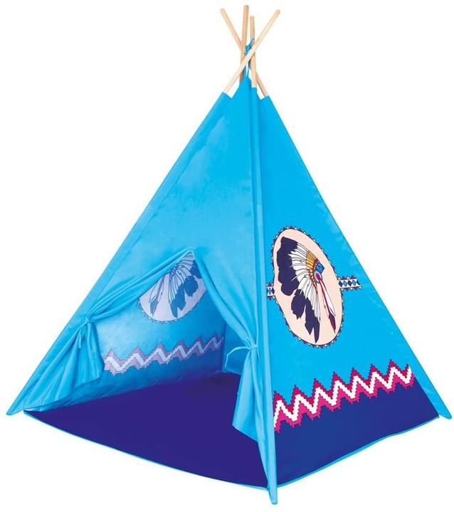 Actual product image Bino Play tent TeePee, blue