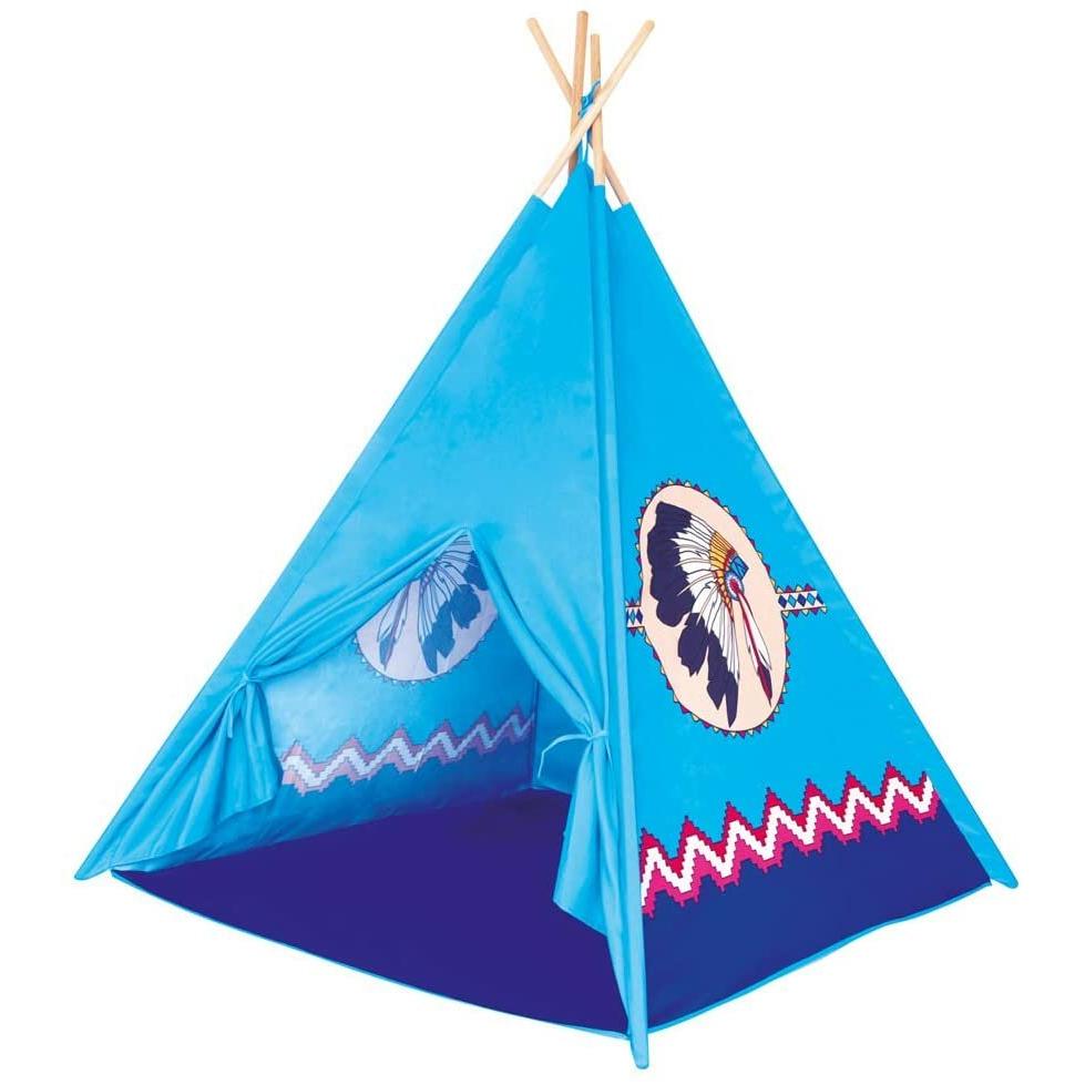 Bino Tenda da gioco TeePee, blu