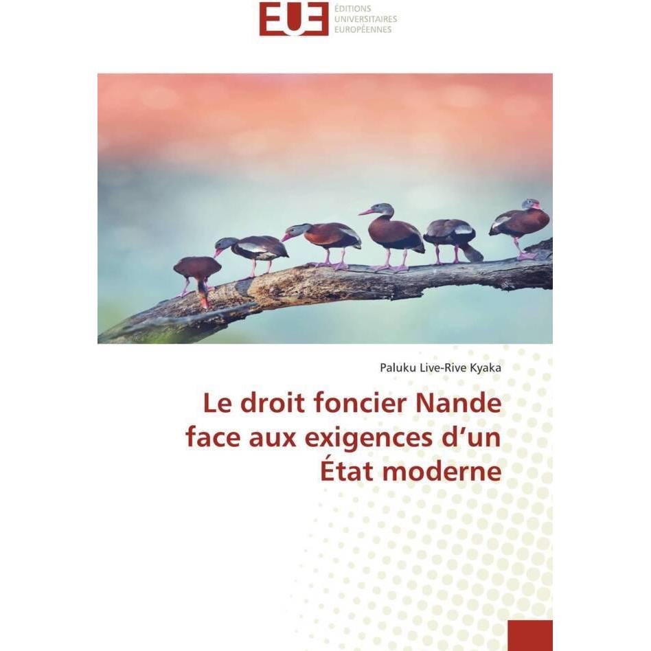Le droit foncier Nande face aux exigences d'un État moderne, Fachbücher von Paluku Live-Rive Kyaka