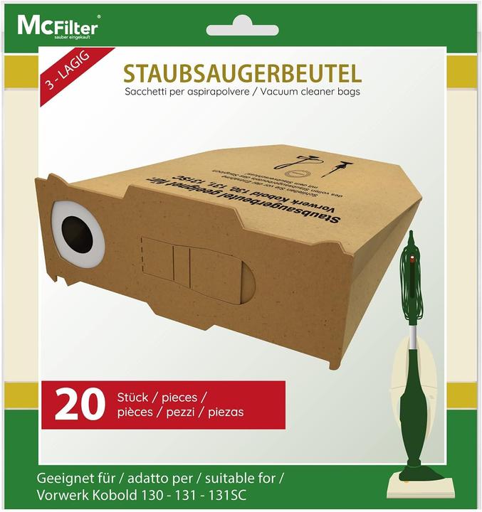 Produktbild Mc Filter Staubbeutel (20x)