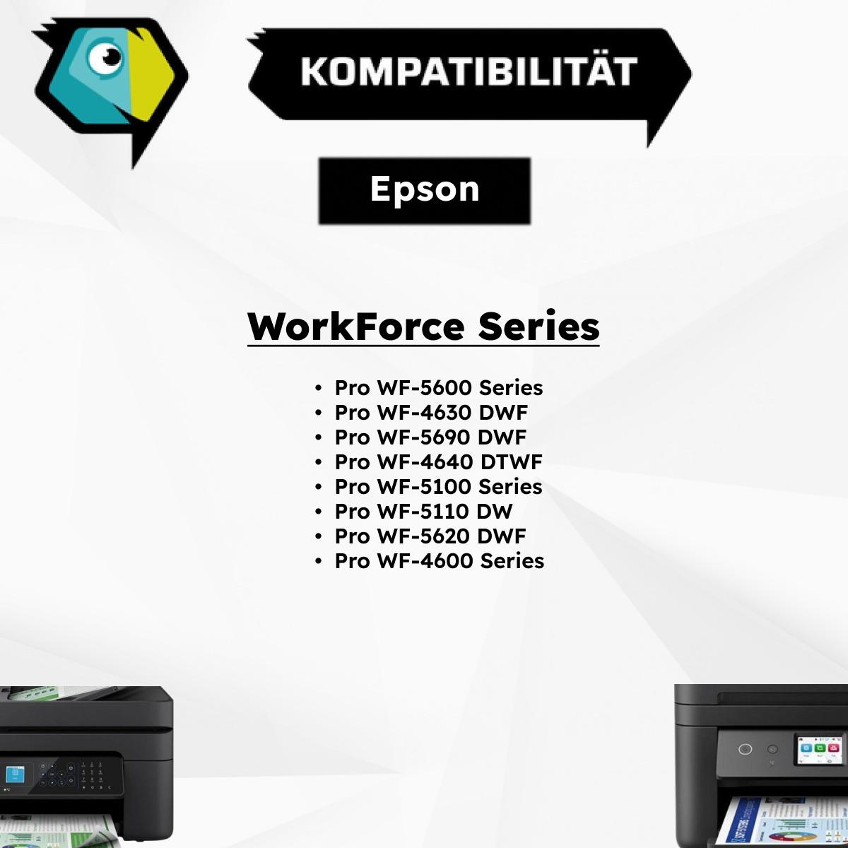 Thumbnail - Inkadoo, Druckerpatrone, Druckerpatronen kompatibel zu Epson C13T79044010 / 79XL Tintenpatrone, gelb Gelb (Y)