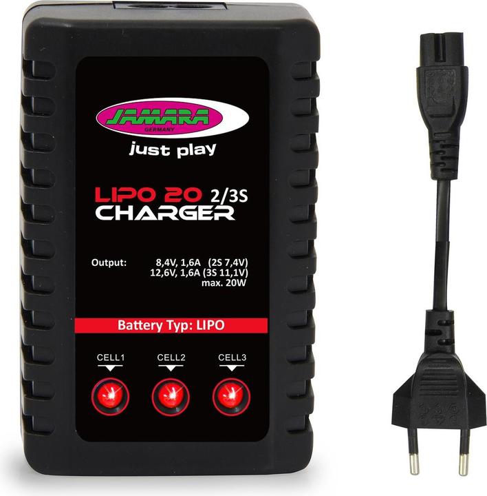 Actual product image Jamara 413117 Battery charger AC