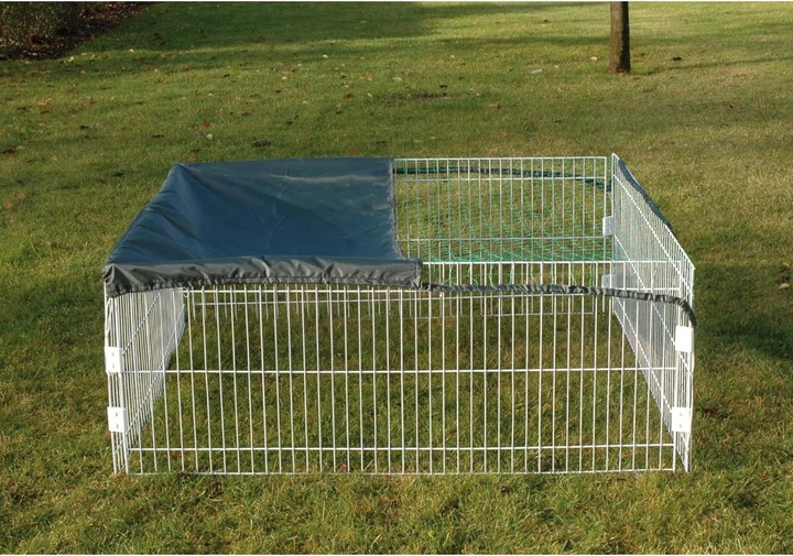 Image du produit Dobar Enclos carré avec filet 119,5x119,5x52 cm