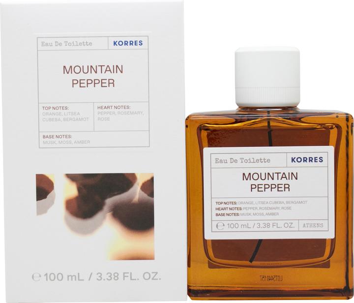 Image du produit Korres Eau De Toilette Mountain Pepper - Men's Fragrance Bergamot & Coriander 100ml (Eau de toilette, 100 ml)