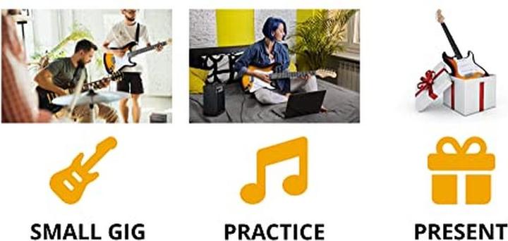 Produktbild Rocktile Komplettes E-Gitarren-Set für Anfänger mit Verstärker, Tasche und Lernmaterial (E-Gitarren Set)