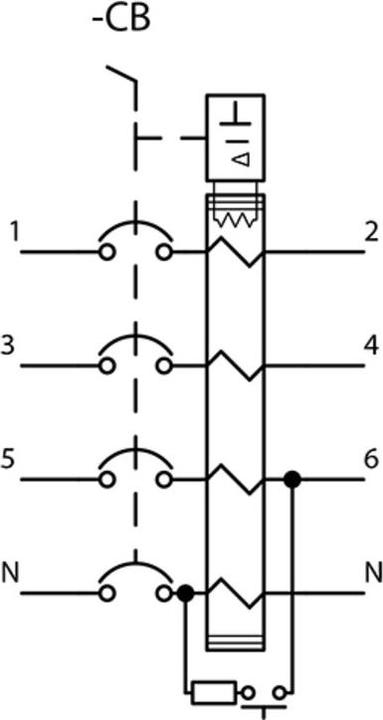 Produktbild Siemens RCCB Type A 63A 3+N-pole 30mA 400V 4mW
