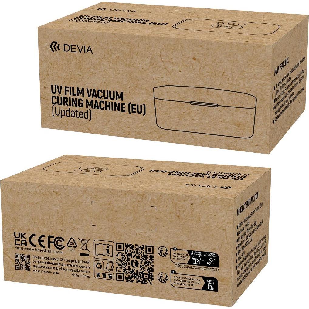 Devia LED vacuum lamp for UV film 30W V2, Accessori per cellulare, Bianco