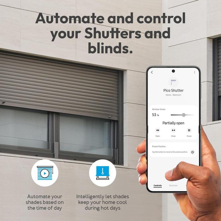 Actual product image Aeotec AEOZZGA004 - Pico Shutter (Zigbee) (Shutter actuator)